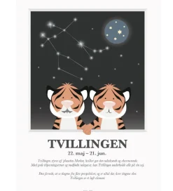 Kids by Friis Plakat - Stjernetegn - Tvilligen