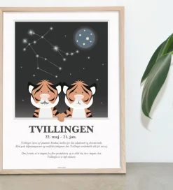 Kids by Friis Plakat - Stjernetegn - Tvilligen