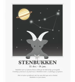 Kids by Friis Plakat - Stjernetegn - Stenbukken