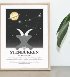 Kids by Friis Plakat - Stjernetegn - Stenbukken