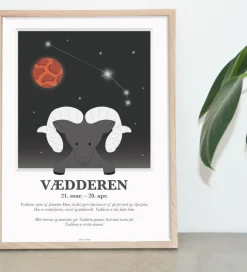 Kids by Friis Plakat - Stjernetegn - Vædderen