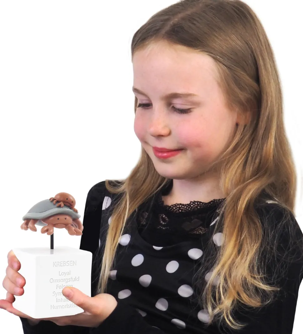 Kids by Friis Sparebøsse - 6x6x11 cm - Krebsen