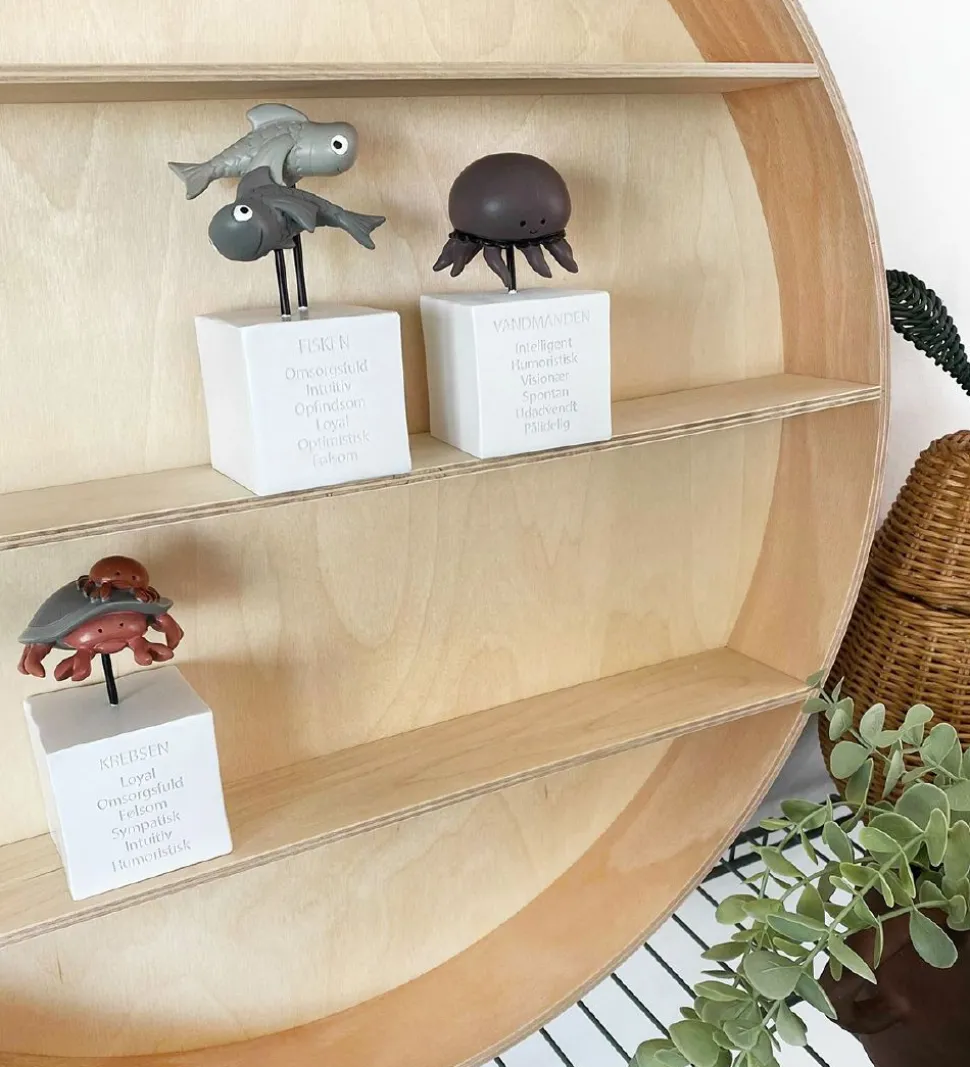 Kids by Friis Sparebøsse - 6x6x11 cm - Krebsen