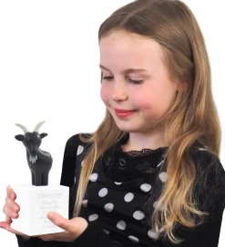 Kids by Friis Sparebøsse - 6x6x15 cm - Stenbukken