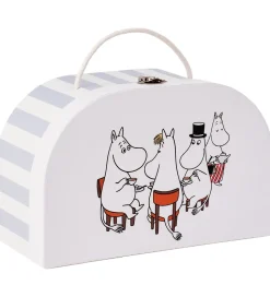 Kids Concept Legekuffert - Hvid/Blå m. Mumitrolde