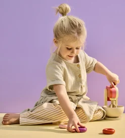 Kids Concept Røremaskine - Træ - 17 cm - Lysegul/Rosa