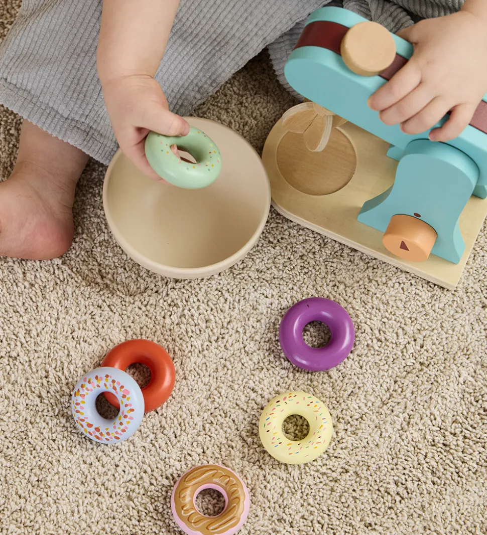 Kids Concept Røremaskine - Træ - 17 cm - Blå