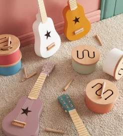 Kids Concept Trælegetøj - Tromme Mini - 16,5 x 9 cm - Rød