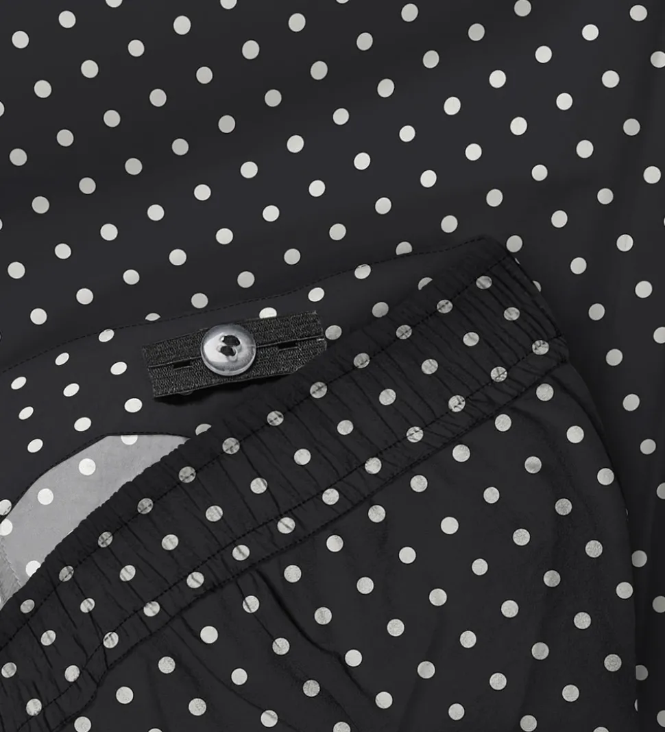 Kids Only Bukser - KogMelia - Black/Dots Cloud Dancer