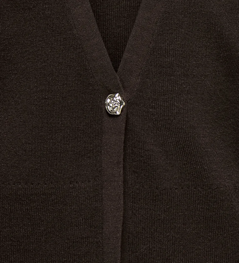 Kids only Cardigan - Strik - Viskoseblanding - KogKatia - Black