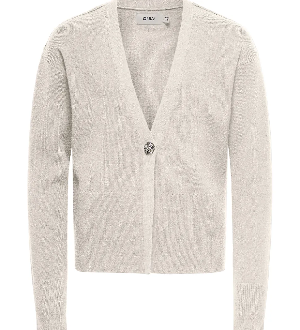 Kids Only Cardigan - Strik - Viskoseblanding - KogKatia - Birch/