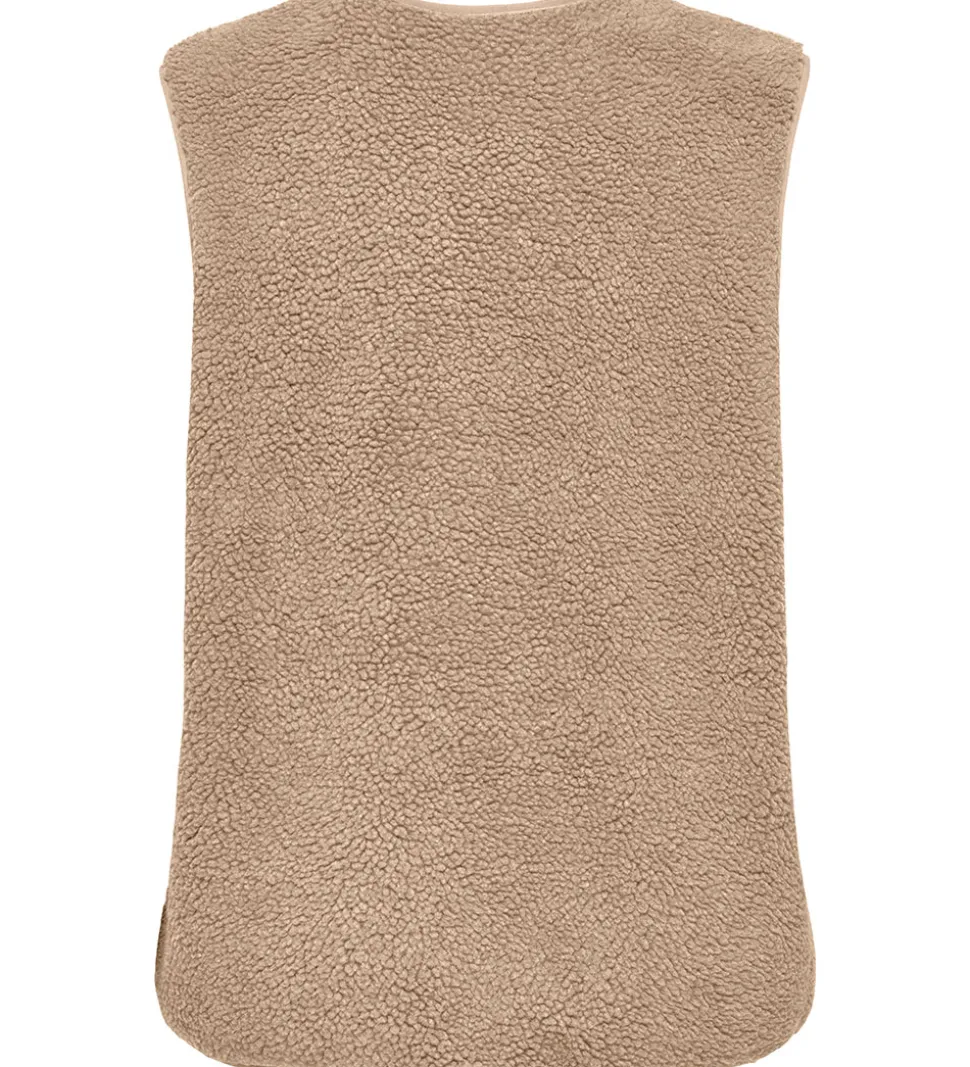 Kids Only Fleecevest - Teddy - KogBaby - Cuban Sand/Vintage Badg