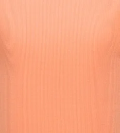 Kids Only Top - Rib - KogDrea - Salmon m. Broderi Anglaise