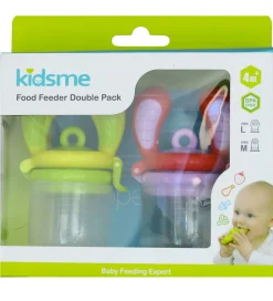 KidsMe Food Feedere - 2-pak - M/L - Laveder/Lime