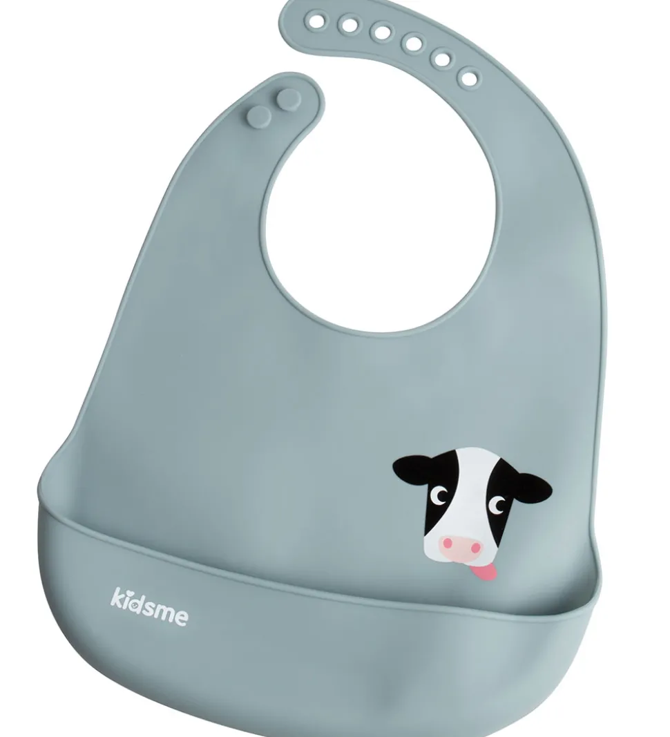 KidsMe Hagesmæk - Easy Clean Bib - Azure
