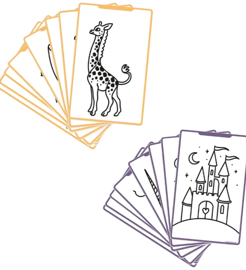 Kidywolf Refill Tegnemotiver - 60 motiver - Once Upon A Time/Ani