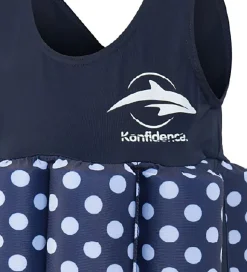 Konfidence Svømmedragt - UV40+ - Navy/Polka