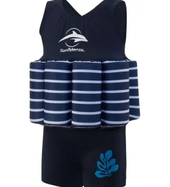 Konfidence Svømmedragt - UV40+ - Navy Blue/Breton