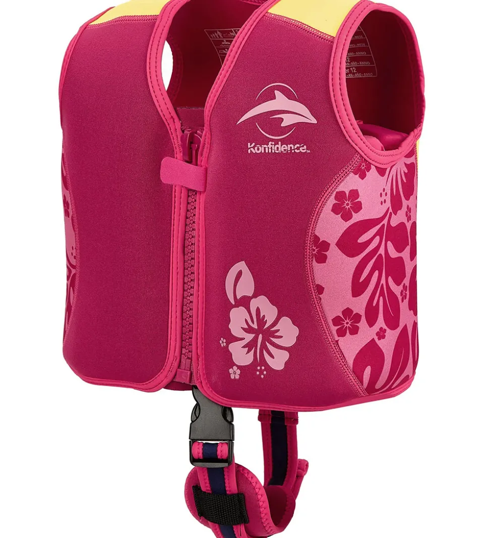 Konfidence Svømmevest - UV50+ - Oahu/Pink
