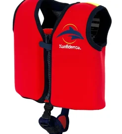 Konfidence Svømmevest - UV50+ - Rød/Gul