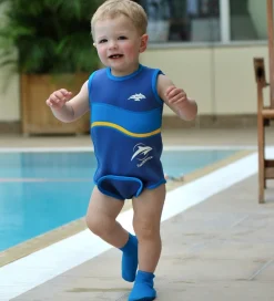 Konfidence Våddragt - BabyWarma - Sea Friends Pink/Yellow