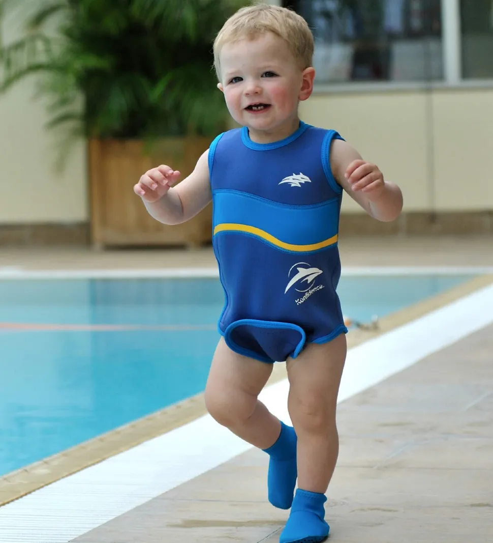 Konfidence Våddragt - BabyWarma - Clownfish Cyan