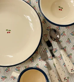 Konges Sløjd Børnebestik - Navy Dots