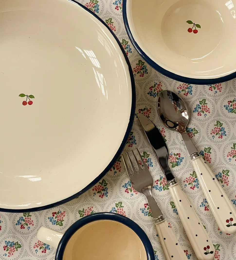 Konges Sløjd Børnebestik - Navy Dots