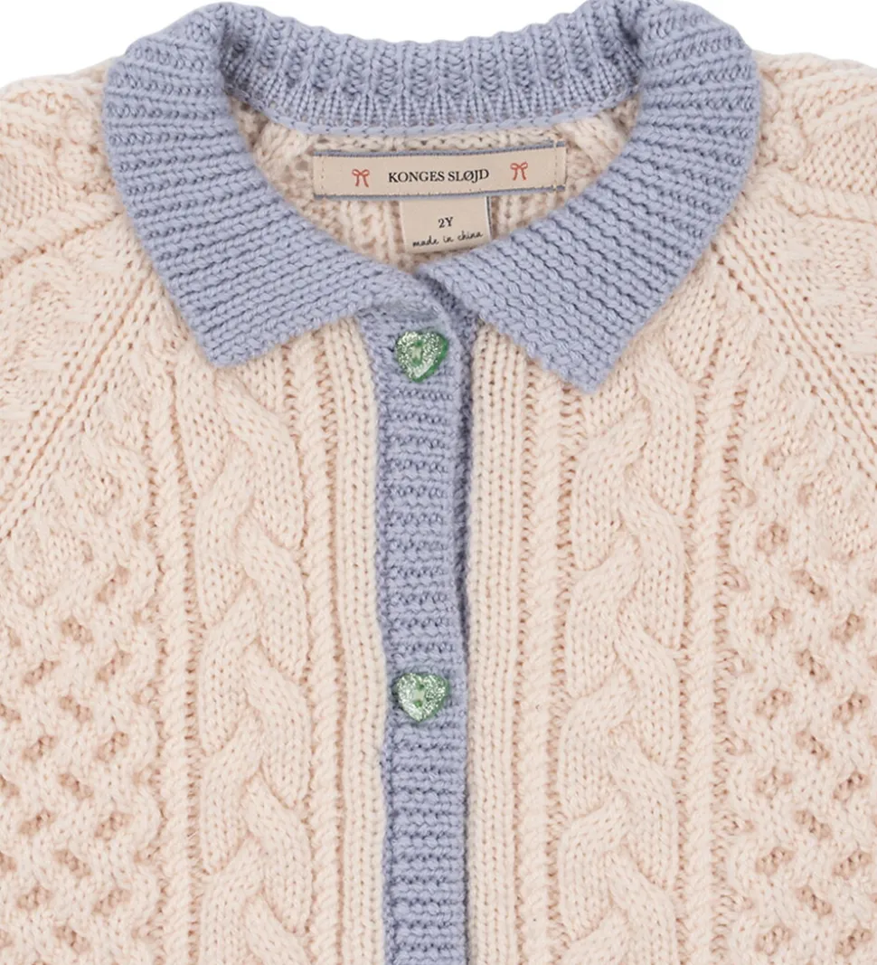 Konges Sløjd Cardigan - Emma - Uld - Strik - Off White