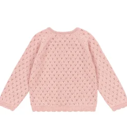 Konges Sløjd Cardigan - Strik - Mellow Rose m. Hulmønster