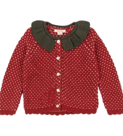 Konges Sløjd Cardigan - Uld - Strik - Strawberry - Barbados Cher