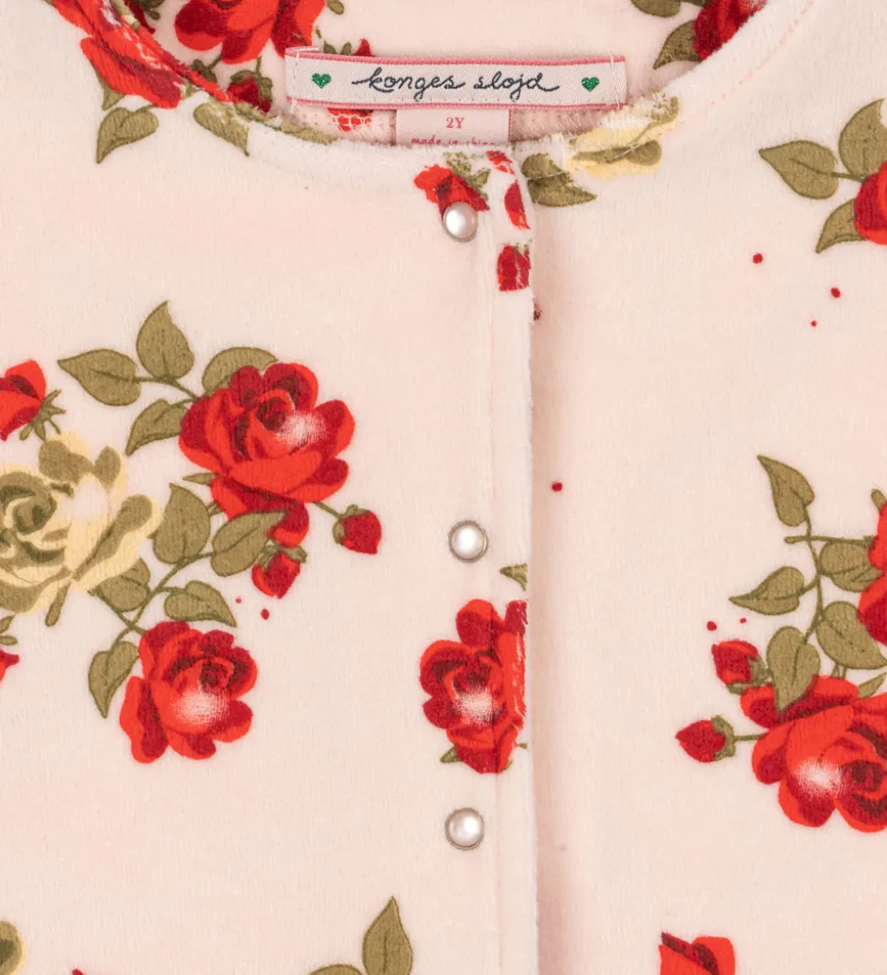 Konges Sløjd Cardigan - Velour - Velula - Midori Rosso