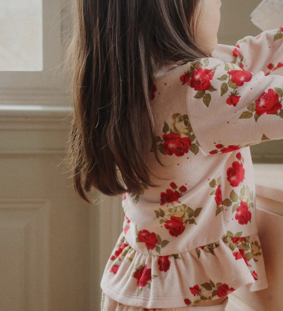 Konges Sløjd Cardigan - Velour - Velula - Midori Rosso