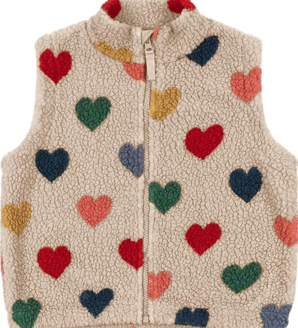 Konges Sløjd Fleecevest - Jody Teddy - Bon Coeur Coloré