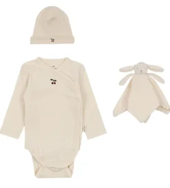 Konges Sløjd Gaveæske - Nusseklud/Hue/Body l/æ - Cherry