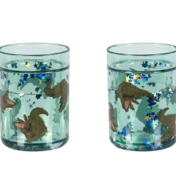 Konges Sløjd Glitterkopper - 2-pak - Crocodile