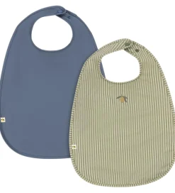 Konges Sløjd Hagesmække - 2-Pak - Tea Stripe/Flint Stone