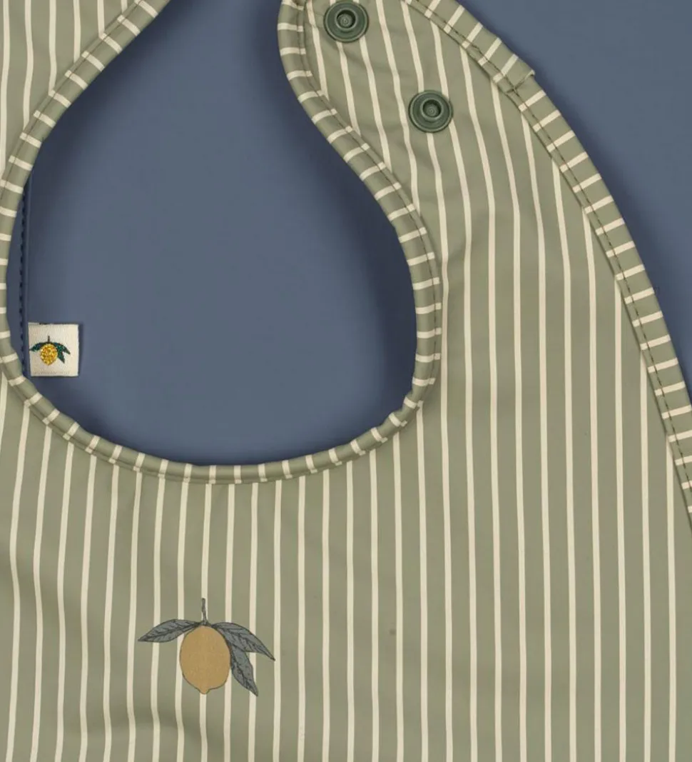 Konges Sløjd Hagesmække - 2-Pak - Tea Stripe/Flint Stone