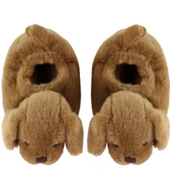 Konges Sløjd Hjemmesko - Sausage Dog Footies - Chicory Coffe