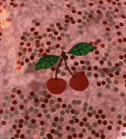 Konges Sløjd Hoppebold m. Håndtag - Glitter - Cherry - 50 cm