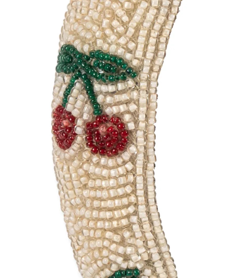 Konges Sløjd Hårbøjle - Perler - Cherry