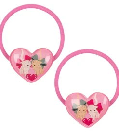 Konges Sløjd Hårelastikker - 2-pak - Vilma - Bow Kitty