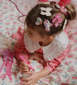 Konges Sløjd Hårelastikker - 2-pak - Vilma - Bow Kitty