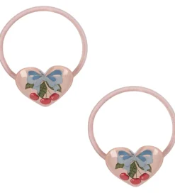 Konges Sløjd Hårelastikker - 2-pak - Vilma - Amarena