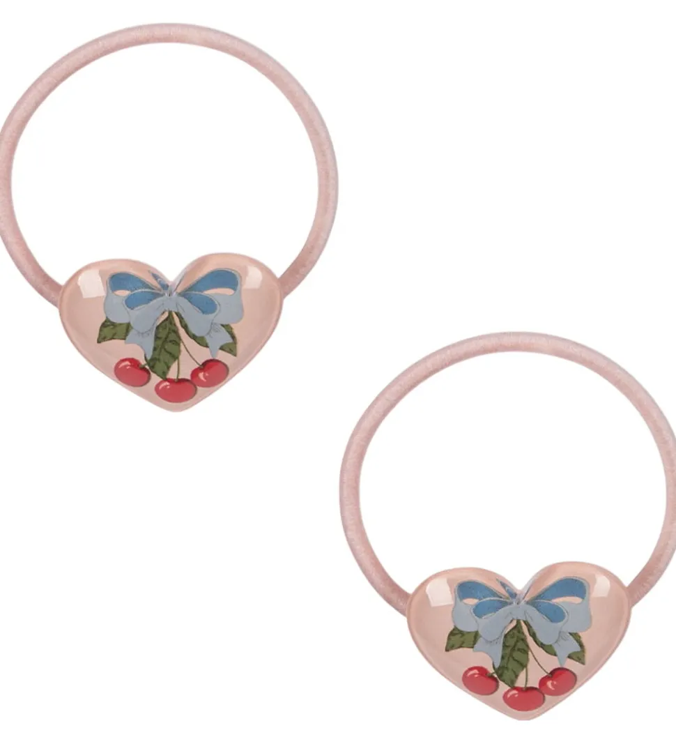 Konges Sløjd Hårelastikker - 2-pak - Vilma - Amarena