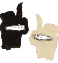 Konges Sløjd Hårklips - 2-pak - Bow Kitty