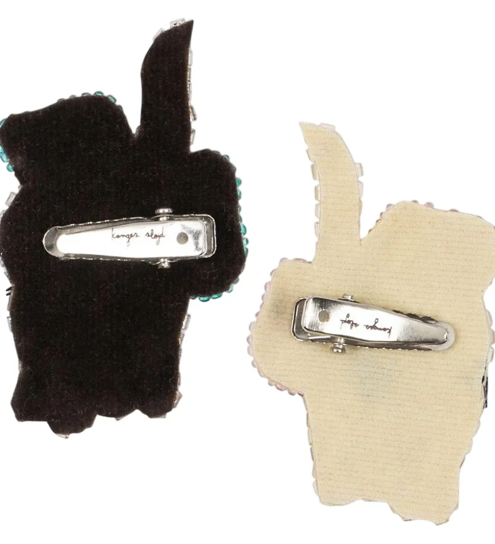 Konges Sløjd Hårklips - 2-pak - Bow Kitty