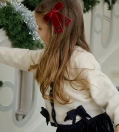 Konges Sløjd Hårsløjfer - 8 cm - Juliette - 2-pak - Rio Red