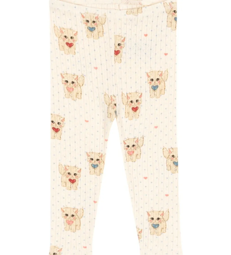 Konges Sløjd Leggings - Minnie - Miao Amore m. Hulmønster