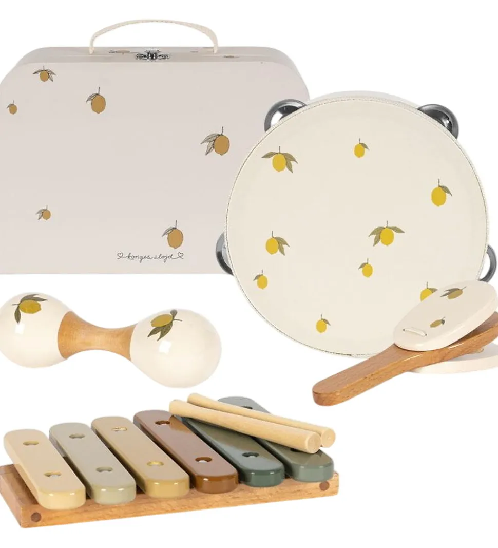 Konges Sløjd Musikinstrumenter - Træ - Glossy - Lemon